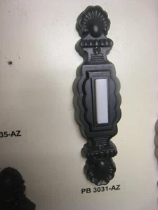 Teiber CRAFTMADE #PB3031-AZ Doorbell Pushbutton Antique BRONZE With Light - Picture 1 of 6
