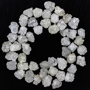 Diamante grezzo misto grigiastro grezzo 2,50 CT 3 PZ diamante grezzo naturale sfuso circa 3,00 mm - Foto 1 di 4