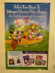 Poster: Walt Disney's Valentine Video Shoppe, Winnie Pooh Love Tale VHS promo - Picture 1 of 1