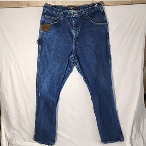 Wrangler Riggs Carpenter Jeans Herren 38 x 36 Blau Denim Hose Arbeit - Bild 1 von 11