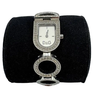 D&G Dolce & Gabbana Women's Time Watch DW0315 Stainless Steel Crystal Bracelet - Picture 1 of 19