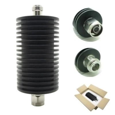 Round RF Coaxial Attenuator 100W 1dB-60dB N Type Male to Female DC-3.0GHz 50 Ohm - Image 1 of 4