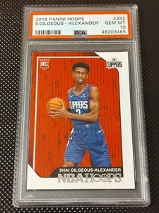 2018 PANINI HOOPS SHAI GILGEOUS-ALEXANDER ROOKIE CARD #262 PSA 10 GEM MINT! - Picture 1 of 1