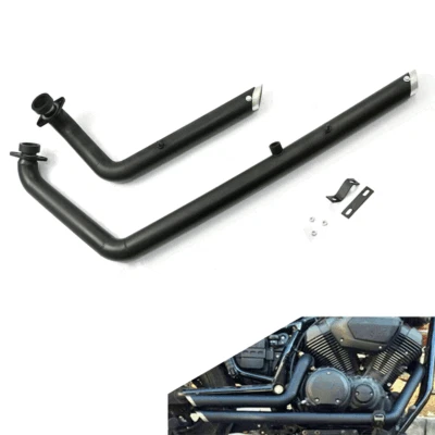 Shortshots Staggered Exhaust Pipes Kit For Yamaha Star Bolt XV950 XVS950 2010-18 Foto 1 de 4