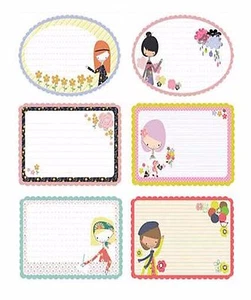 Juego de Tarjetas de Nota Prima 30 Piezas YUKI para Libro de Recortes Rubí Violeta Papel Embellecimiento - Imagen 1 de 4