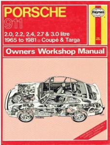 PORSCHE 911 2.0 2.2 2.4 2.7 3.0 COUPE TARGA 1965-81 WORKSHOP MANUAL *VGC H.BACK* - Picture 1 of 1