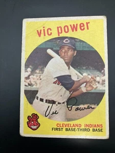 1959 Topps #229 Vic Power  White Back  - Picture 1 of 2