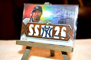 Eduardo Nunez 2012 #110 Topps Triple Threads White Whale 10/25 Autograph Patch - Picture 1 of 2