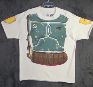 Vtg Star Wars Shirt Adult 2XL XXL Boba Fett Armor Hanes Disney Short Sleeve Mens - Picture 1 of 14