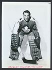 1971 Photo émise par l'équipe de Jacques Plante, « Toronto Maple Leafs Hall of Famer »