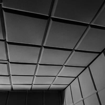 BESTONLINERETAILER 12pc 4cm Thick Soundproofing Acoustic Foam Tiles Wall Ceiling Panels Studio Home