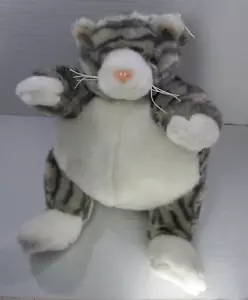 Unipak 9" Grigio Tabby Gatto Plumpe Peluche Felino Peluche Gattino con Etichetta 233CS - Foto 1 di 12