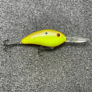 Excalibur Fat Free Shad BD7F Vintage Crankbait Lure - Custom Painted Rootbeer - Picture 1 of 7
