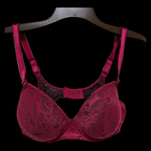 Reggiseno 40C 3516 Bali One liscio U pizzo ferretto rosa spedizione gratuita senza cuciture usato in ottime condizioni disco - Foto 1 di 3