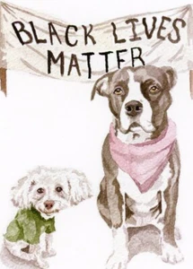 Black Lives Matter, 2020, de Wallace May --POSTAL - Imagen 1 de 2
