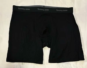 Brand New Men’s Tommy John Luxe Modal Boxer Briefs Size Medium Black Color - Picture 1 of 3