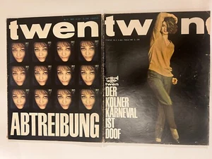 1962 FEB + NOV Twen Magazines lot Willy Fleckhaus Design Culture photography Art - Picture 1 of 24