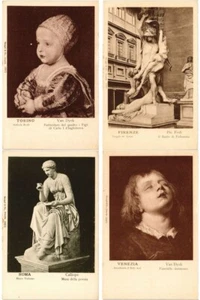 ESCULTURAS ARTÍSTICAS ITALIA 117 postales antiguas en su mayoría anteriores a 1940 (L5602) - Imagen 1 de 24