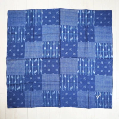 S06-k040 KENZO diseño lana bufanda grande azul marino Foto 1 de 4