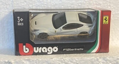 BBURAGO FERRARI RACE & PLAY F12 BERLINETTA WHITE  NEW IN A BOX - Image 1 of 2