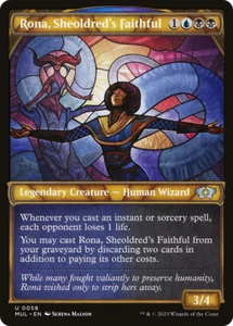 x4 Rona, Sheoldred's Faithful MUL MTG 0058 SHOWCASE UNCOMMON M/NM 4x - Picture 1 of 1