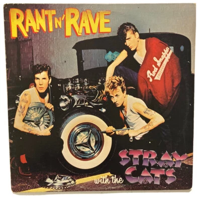 THE STRAY CAT￼S "Rant n' Rave" 1983 Vinyl LP EMI SO 17102 Brian Setzer VG+ - Image 1 of 4