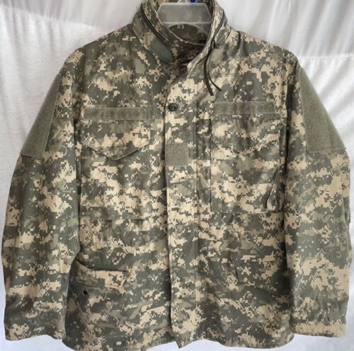 Usgi Acu Camouflage M65 Field Jacket Cold Weather Coat Medium-Short