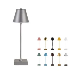 Lampada da Tavolo LED Senza Fili Touch Moderno con Dimmer 3 Tonalità Luce Hotel - Foto 1 di 35