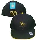 Minnesota Vikings Team Logo Fitted Hat Cap - Black w/Gold 