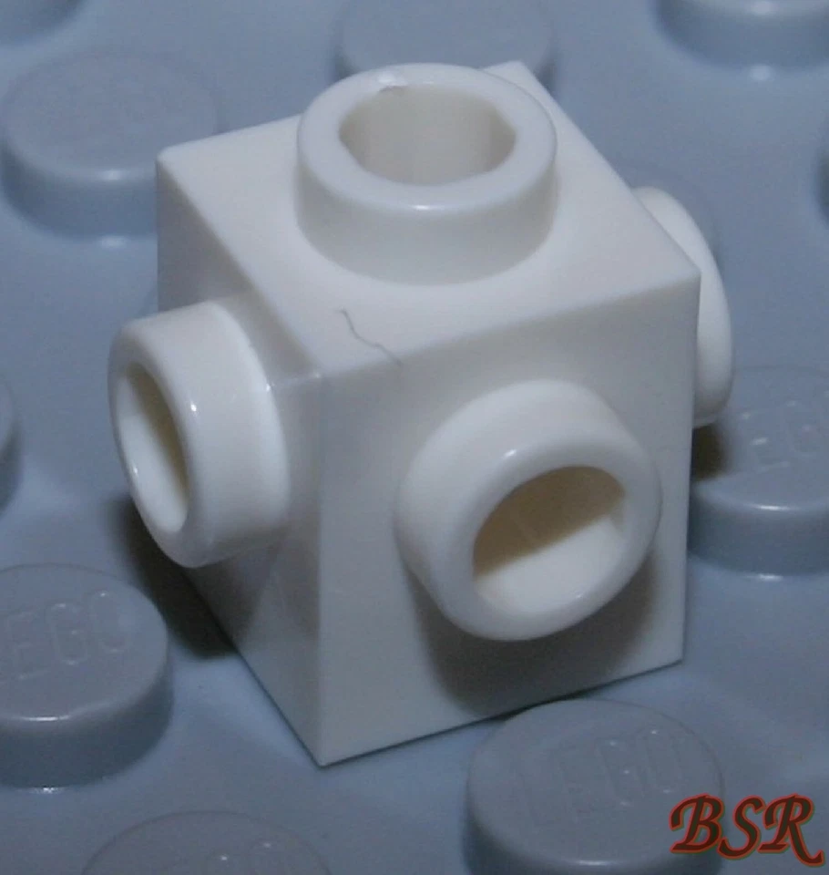 SK141) 10 Stück weisse 4-fach Snot 4733 Konverter Steine 1x1 in weiß & NEU ! - Bild 1 von 1