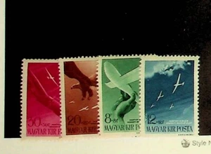 HUNGARY Sc B166-69 LH ISSUE OF 1943 - AVIATION - Picture 1 of 1