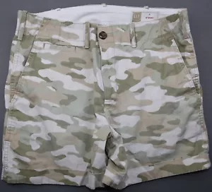 Pantalones cortos elásticos para mujer Gap 2021 5 pulgadas verde caqui camuflaje talla 6 (30x4) - Imagen 1 de 7