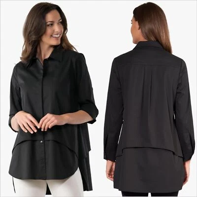 Camisa Stella Carakasi Dos Veces Como Bonita Talla Mediana Negra Natural Lux Algodón Orgánico Foto 1 de 4