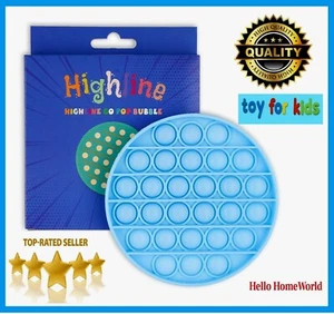 Juguete Push Kids Pop Burbuja Autismo Necesidades Especiales Sensorial Inquieto Juego Juguete Azul👦👧🧒 - Imagen 1 de 10