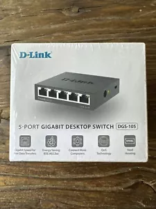 D-Link DGS-105 5-Port Gigabit Desktop Switch Metal Housing Brand New - Picture 1 of 6