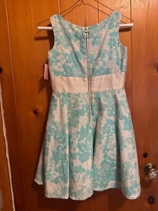 ZOE LTD Girl's Beaded Sleeveless Dress Size 12 Blush Formal Wedding, Graduation - Picture 1 of 4