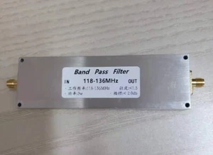 118-136MHz BPF Band Pass Filter fit For Aviation Frequency Reception - Picture 1 of 9