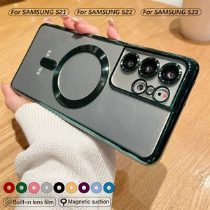 Funda para Samsung S25 Ultra S25 S24 Ultra S23 S22 S21 Magsafe cubierta a prueba de golpes - Imagen 1 de 36