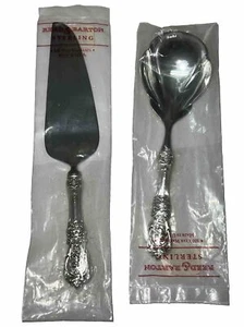 CAÑA Y BARTON FRANCIS I Mango de Esterlina SERVIDOR DE CUCHARA Y PASTEL - Nuevo Sellado - Imagen 1 de 20