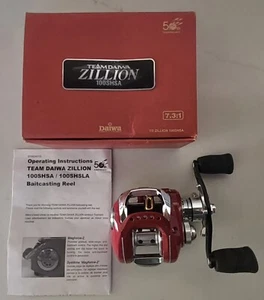 Extremely Rare New Diawa 50th Anniversary Zillion 100SHSA 7.3:1 Baitcasting Reel - Picture 1 of 9