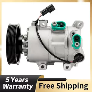New A/C Compressor 178324 For Kia Rio Hyundai Accent 2012 2013 2014 2015-2017 - Picture 1 of 14