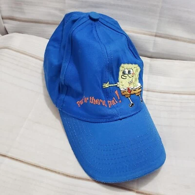 Bob Esponja Pantalones Cuadrados Sombrero Juvenil Azul Correa De Colección 2003 Foto 1 de 4