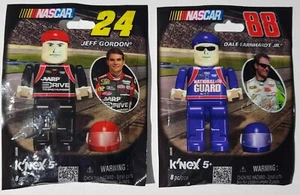 K'Nex Jeff Gordon Figure Bag OR K'Nex Dale Earnhardt Jr Figure Bag *YOU CHOOSE* - Picture 1 of 3