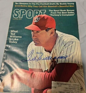 Ted Williams Autographed Sport Magazine - Picture 1 of 2