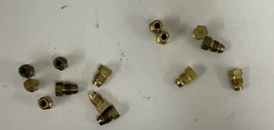 Male HI Duty Brass Compression Plug - 1/4" Tube OD-Parker-Imperial Eastman -14PC - Picture 1 of 2