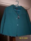 Talbots Teal Coat NWT  $179 Size 2P The Jackie Fit Fully Lined Brand New