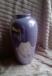Vintage Vase Flieder Glanz Glasur - Bild 1 von 4