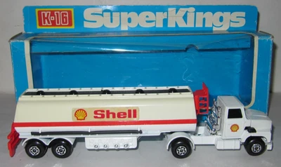 MATCHBOX SUPER KINGS K-16 PETROL TANKER 'SHELL' V RARE BLACK ENGINE  L@@K - Image 1 of 4