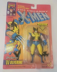 Nuevo en caja 1992 ToyBiz X-Men Wolverine 2da Edición Figura Spring Out Garras - Imagen 1 de 11