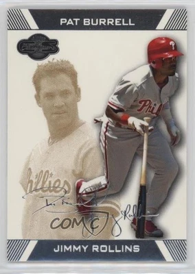 2007 Topps Co-Signers Gold /225 Jimmy Rollins Pat Burrell #42 - Image 1 of 2